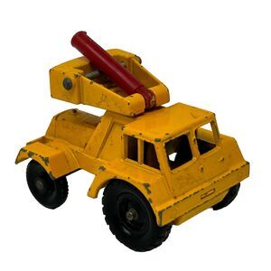 Vintage Matchbox 11 Taylor Jumbo Crane Diecast Toy Car 60s Yellow Truck England